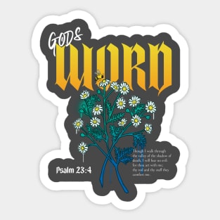 Gods Word Christian Sticker